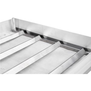 Frontier Grates 5lbs wgt- Camp Oven Square Grill Grates for Pop Up Fire Pit Dutch Oven Table, Foldable Fire Pit Cooking Grate, Camping Fire Pit GrillGrates, Camp fire pit Grate Square
