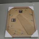 Funtopia 15 Pack Picture Frames, Gallery Wall Frame Set for Family, 8x10, 5x7, 4x6 Photo Frames Collage for Wall Hanging or Tabletop Display, 6 Colors (coffee, brown, gray, green, Ivory white, and light yellow)