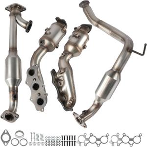 Front Left & Right Catalytic Converter Kit Fit for Toyota 4Runner 2010-2012