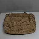 Bagstellar Puffer Tote Bag for Women, Lightweight Puffy Work Handbag Teacher Nurse Quilted Shoulder Bag for School Travel Gym | Cloud Bag w/ Zipper, Daily College Bags, 15.6" Computer Bag, Clinical Nursing Bag, 40 OZ Tumbler Holder, Ideal Gift for Women (Dark Khaki)