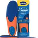 Dr. Scholls Extra Comfort Support Insoles Men, Size 8-14, 1 Pair: All-Day Comfort Shoe Inserts with Massaging Gel for Big & Tall Men, 200lbs+, Wide Feet, Arch Support Inserts for Men, Trim to Fit