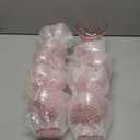 10 Pcs Galentines Day Party Supply Pink Martini Glasses 10 oz Valentine's Day Heart Shaped Martini Glasses Acrylic Heart Shaped Wine Cups for Wedding Bridal Shower Birthday Bachelorette