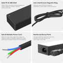 PAUTIX 24V DC Power Supply Adapter 24Volt 5A 120W AC to DC Converter Transformer 100-240V AC Input with 5.5 x 2.1mm US Plug for LED Strip, CCTV Camera