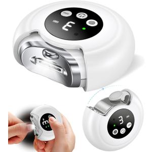 2025 New 3-in-1 Electric Nail Clippers, Baby Nail File, 3-Speeds, Polishing Automatic Nail Trimmer with Nail Chip Storage & LED Light, Rechargeable Safety Cutter for Women, Men, Baby, Seniors