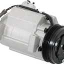 labwork AC Air Conditioning Compressor with Clutch Replacement for Escalade Tahoe Suburban Replacement for GMC Yukon 6.2L 6.0L 5.0L CO 29002DC