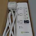 Trickle Star 183SS-US-8XX/7 Motion Sensor PowerStrip, 1080 Joules, 7 -Foot Cord