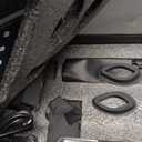 Red Light Therapy for Face and Neck, 8 Colors LED Face Mask Light Therapy with 850NM Near Infrared, 3000 mAh Rechargeable 6-In-1 Red Light Therapy Mask Set Skin Care Device for Skin Rejuvenation (Black)