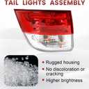 Tail lights Assembly Compatible with Honda Odyssey 2014-2017 OE Style Rear Left Outer Light Taillights Replacement for HO2804104 33550TK8A11