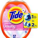 Tide Power PODs + Downy Laundry Detergent Pods, 63 Count, Soft Boosters + April Fresh