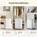 5500 Sq.Ft Dehumidifier for Basement Home, ANDTE 80 Pints Large Room Dehumidifiers Efficient with Drain Hose & 1.32 Gal Tank, Smart Humidity Control, Touch Control Panel, Auto Defrost