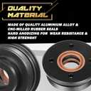 Tilt Cap/Gland with Seals Fit for Yamaha 200-225-250-300 HP V6 3.3L End Cap Tilt Cylinder 61A-43811-00-00 (1PC)