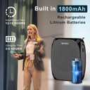 SHIDU Portable Voice Amplifier Personal Microphone Headset for Speaking Rechargeable Mini Pa System for Teachers Tour Guides Coaches Classroom Singing Yoga Fitness Instructors