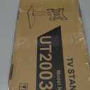 TVON Universal TV Stand Base, Swivel Table Top TV Stand for 20-43 inch TVs/Monitors with 4 Level Height Adjustment and Tempered Glass Base, Holds up to 88 Lbs, VESA 200x200mm