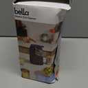 bella Electric Can Opener and Knife Sharpener, Removable Cutting Lever, Cord Storage, Stainless Steel Blade, Plum