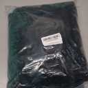 WZIKAI Mens Velvet Blazer One Button Slim Fit Solid Fashion Suit Jacket Sport Coat for Wedding Prom Dinner Party (XX-Large, Green)