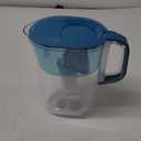 Brita Tahoe Large 10 Cup Water Filter Pitcher with Smart Light Filter Reminder and 1 Standard Filter- Transparent Teal