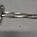 Teenyyou 20.4" Swivel Towel Rack 2 Arms 304 Stainless Steel Sliver
