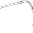 ECCPP Hood Mount Convex Mirrors Compatible With For Freightliner For Kenworth For Peterbilt With Left Right Side Tuck Car Mirrors With Chrome Housing, 25.8 cm x 25.8 cm x 17 cm