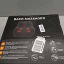 Neck and Back Massager for Pain Relief Deep Tissue with Heat, Shiatsu Shoulder Massager with Bi-Directional Rotating Head for Neck, Back, Shoulders, and Legs (Black)