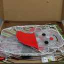 3-Piece Lighted Snowman Christmas Decorations Outdoor Yard Snow Man Family with 180 LED Lights, Snowman Yard Decorations, Christmas Yard Decorations for Outdoor Lighted Holiday Lawn Garden Porch