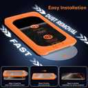 4 x OMOTON 2+2 Pack Screen Protector and Camera Lens Protector for iPhone 16 Pro Max, Full Screen Installation, Precise Alignment, Bubble-Free, Dust-free, 9H Hardness, Easy Installation