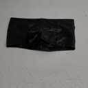 Zebaexf Women Black Leather Shorts High Waist Sexy Legging Faux Stretchy Shorts PU Leather Shorts (Medium)