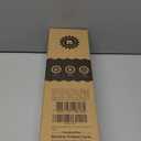 Riveira's 9-Piece Dark Brown Kitchen Essentials Wooden Cooking Utensils Set - Complete Kitchen Utensils Set for Gourmet Results