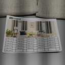 BGment Oatmeal Linen Curtains 40 Inches Long for Kitchen Cafe Window, Short Length Sheer Semi Drapes Light Filtering with Rod Pocket for Bedroom Bathroom, 2 Panels Set, 34 Inch Wide Each Panel