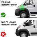 Front Fender Panel with Molding Hole Side Fender Panel Assembly Fits for Ram Promaster 1500 2500 3500 2014 2015 2016 2017 2018 2019 2020 2021 2022
