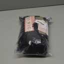 Quantum Love Short Kinky Curly Wigs Side Part Afro Curly Wig for Black Women Twist Out African American Synthetic Wigs (Black 6 Inches) (1B)