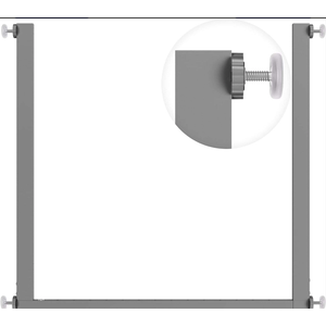 Malier Safety Innovations No Hole Retractable Baby Gate Mounting Kit for Stairs, Doorways, 36-60" Wide Pressure Mounted Mesh Baby Gate or Mesh Dog Gate Banister Adapter (Mesh Gate Not Included)