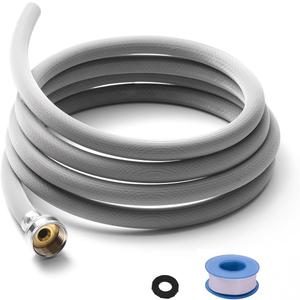 Dehumidifier Hose for Drainage 3/4" FHT, with Premium Brass Connectors (8FT)