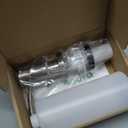 SAMODRA Kitchen Sink Soap Dispenser,Lotion Dispenser,ABS Dispenser Built-in Pump Brushed Nickel Head with 11 oz PET Bottle, Refill from Top