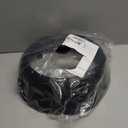 Microwave Splatter Cover, Collapsible Silicone Microwave Plate Cover with Glass for Food Splatter Guard Lid 11.8 inch Black