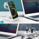 3 in 1 Wireless Charging Station, 2026 Upgraded Fast Desk Charger Station for iPhone 17 16 15 14 13 12 Pro Max Plus, Charger Stand for Apple Watch 11 10 9 8 7 6 5 4 3 2 Ultra SE, Airpods 4 3 2 Pro