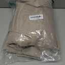 MIULEE Taupe Linen Curtains 84 Inch Length for Bedroom Living Room, Soft Thick Linen Textured Window Drapes Semi Sheer Light Filtering Back Tab Rod Pocket Burlap Look Farmhouse Country Decor, 2 Panels