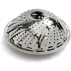 Stainless Steel Vegetable Steamer,Silver