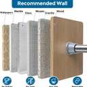 AIZESI Silver Tension Rods, 24-46 Inch, 2 Pack, Stainless Steel, Tension Mounted, Window Treatment