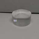 CiaoHER 2in Thickness 8in Diameter Acrylic Disc Display Block Clear Polished Round Pedestal Stand Riser 8" x 2", 1 Pack