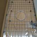 Serene Valley Sink Protector Grid 26-1/16" x 14-1/16", Centered Drain with Corner Radius 3-1/2", 304 Stainless Steel Material NLW2614C