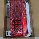 Trailer Light Kit 2-Pack, LED RV Camper Tail Lights  IP67 Waterproof 12V, 4-in-1 Stop Brake Turn Signal with License Plate Light, Surface Mount, Left & Right for Trailer Truck RV Camper Snowmobile
