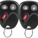 Keyless Entry Remote Control Car Key Fob Replacement for 2003 04 05 2006 Chevy Silverado 1500 2500HD Avalanche Suburban Tahoe SSR Equinox GMC Sierra Yukon XL Hummer H2 Cadillac Escalade, LHJ011, 2Pcs