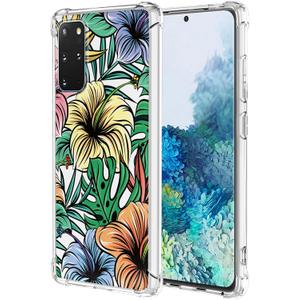 JDYGWK Case for Samsung A55 Galaxy A55 Transparent Flower Phone Case Soft TPU Thin Lightweight Shockproof Anti-Scratch Protective Phone Cover for Samsung Galaxy A55,Watercolor