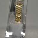 MioHHR Solid Stainless Steel Band Compatible with Apple Watch 38mm(Series 3/2/1) 40mm(Series SE/6/5/4) 41mm(Series 9/8/7) Metal Strap with Soft TPU Case for iWatch Bands for Women and Men, Gold