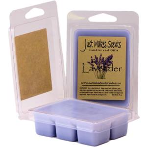 2 Pack - Lavender Scented Wax Melts | Blended Soy Wax Cubes | Long Lasting Wax Bars Made by Just Makes Scents | Relaxing Lavender Fragrance