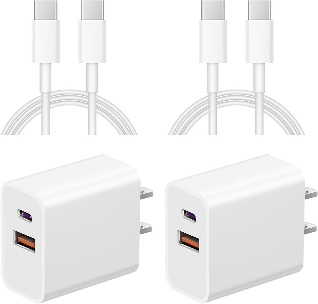 iPhone 17 16 Charger Fast Charging USB C Chargers Block Type C Chargers USB C Cord with iPhone Air/17/17 Plus/17 Pro/17 Pro Max/16/16e/16 Plus/16 Pro/16 Pro Max/15/15 Plus/15 Pro Max,Samsung