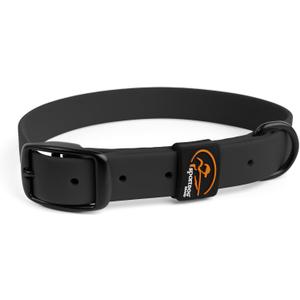SportDOG Rugged Utility Dog Collar, Black, Large Waterproof, Stink-Proof Coated Webbing and Stainless Steel Hardware, Silicone Strap Keeper, 1 in Wide, Fits Necks 18-25 in, Pack of 3