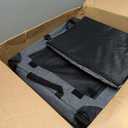 NEZUC Collapsible Dog Crates for Large Dogs Portable Soft Sided Travel Dog Carrier for Indoor & Outdoor, 4-Door Foldable Pet Kennel with Durable Mesh Windows (Gray, 24.0" L x 17.0" W x 17.0")