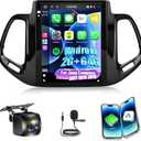 [2+64G] NHOPEEW Car Radio for Jeep Compass 2017 2018 2019 with Wireless Carplay and Android Auto  9.7 Inch Touch Screen Android Car Stereo  DSP/GPS/WiFi/SWC/Bluetooth + AHD Backup Camera