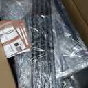 Pots and Pans Organizer Under Cabinet, Expandable 2 Tier Under Sink Organizers and Storage Adjustable Height Kitchen Pot and Pan Lid Holder Rack with 12 Dividers Under Cabinet Shelf(Black)